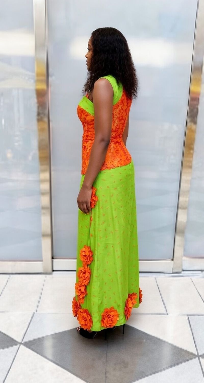 lime green peplum dress Soft Lime Plus Structured Satin Puff Sleeve Peplum Hem Mini Dress