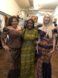Brownish Green Frilly Dress