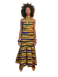 Halter criss cross dress