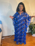 Blue Lace Caftan